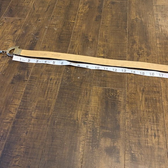 Brighton Black leather Adjustable Toggle belt - Picture 7 of 10